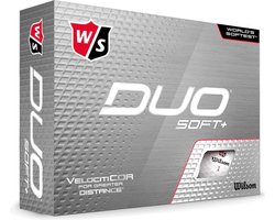 Wilson - Duo Soft+ White 12pack Golf Balls